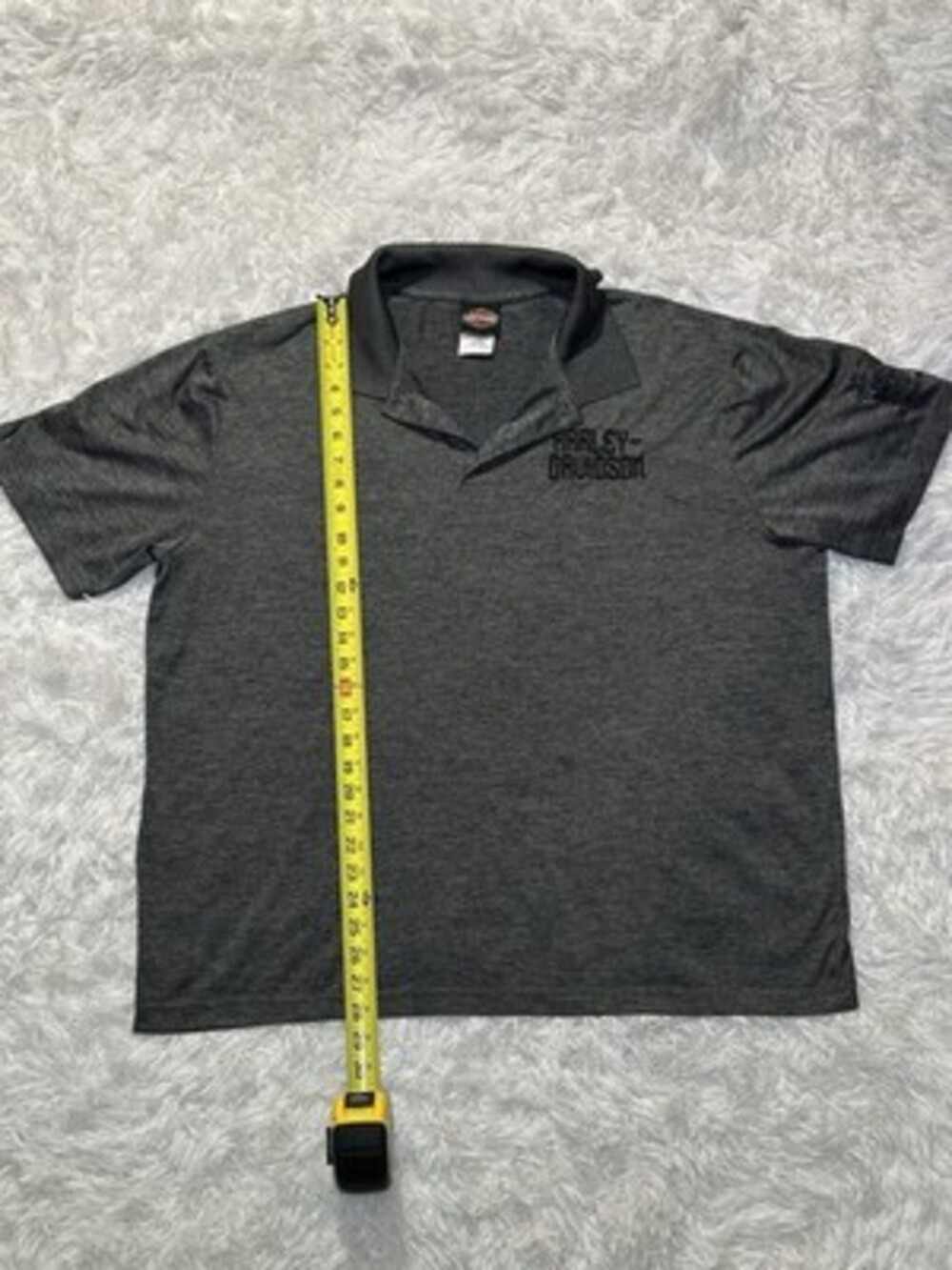 Harley-Davidson Las Vegas Polo Shirt Men's 2XL Gray Embroidered Logo Biker